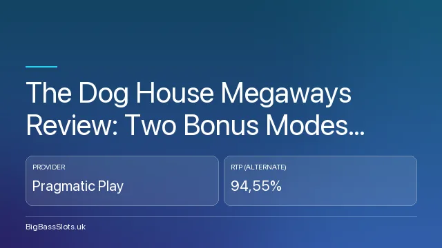 The Dog House Megaways Review: Two Bonus Modes, Both RTP Versions, Verified Numbers